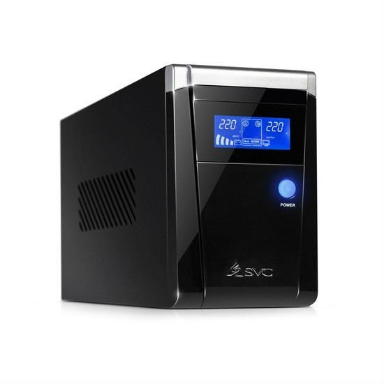 ИБП SVC V-1500-F-LCD черный