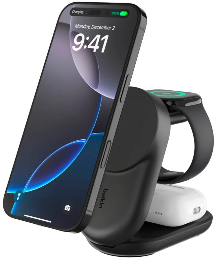 Зарядное устройство Belkin Foldable Charger WIZ037KQBK черное - ForteMarket Зарядное устройство Belkin Foldable Charger WIZ037KQBK черное купить,64778