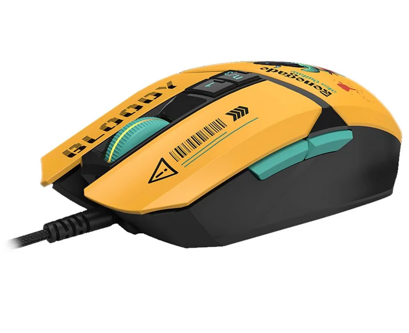 Мышь A4Tech Bloody W63 Max Renegade Yellow Sunset купить,12490