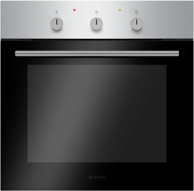 Электрический духовой шкаф Werner WOE 66001I черно-серебристый