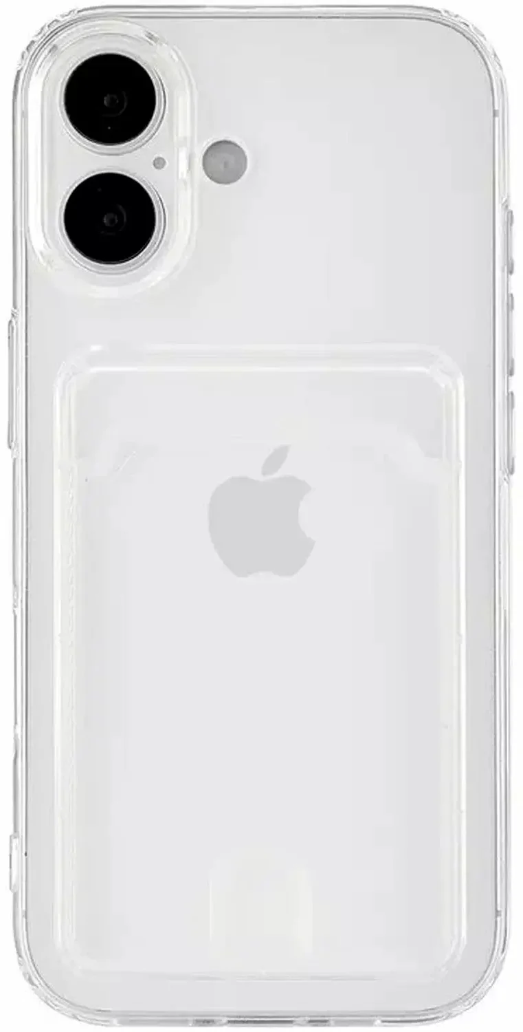 Чехол для телефона Aray+ Iphone 17 с визитницей прозрачный   купить,1990