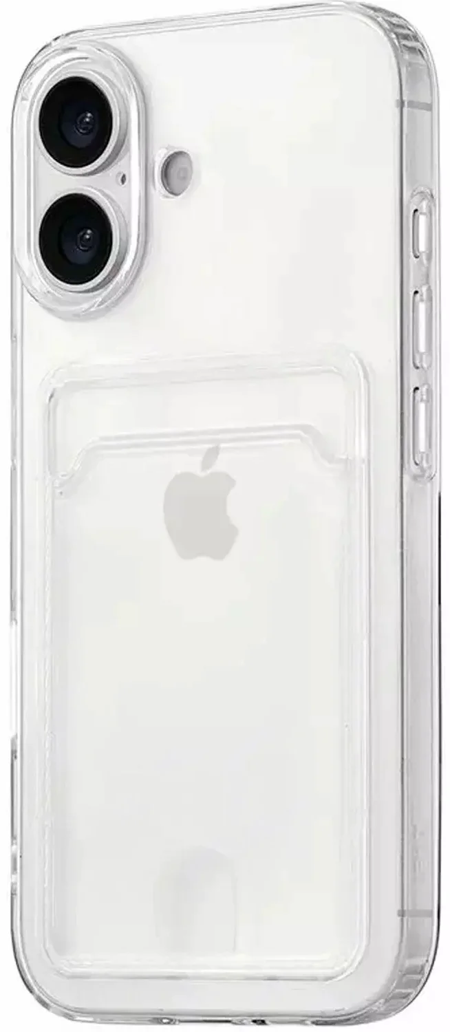 Чехол для телефона Aray+ Iphone 17 с визитницей прозрачный   купить,1990