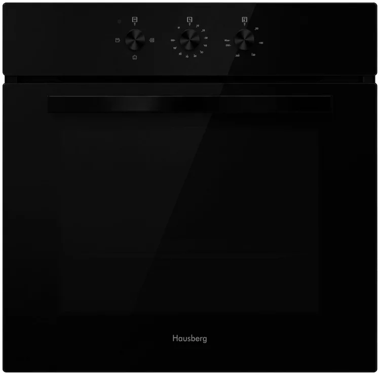 Электрический духовой шкаф Hausberg HBO-6503FBL KZ черный купить,NaN