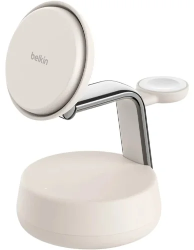 Зарядное устройство Belkin Wireless Charging Stand WIZ040KQSD бежевое