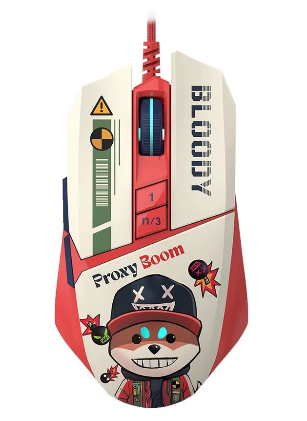 Мышь A4Tech Bloody W63 Max Proxy Boom White