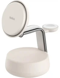 Зарядное устройство Belkin Wireless Charging Stand WIZ040KQSD бежевое