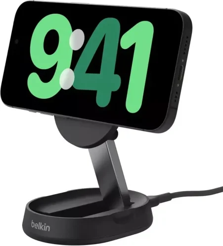Зарядное устройство Belkin Folding Wireless Charging Stand WIA008VFBK черное купить,44990