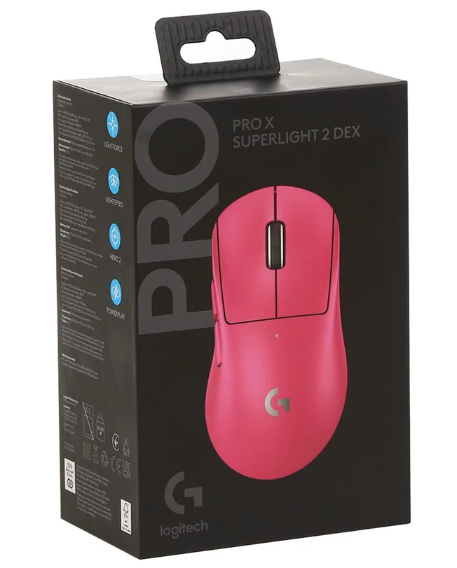Мышь Logitech Pro X Superlight 2 Dex 910-007373 Pink