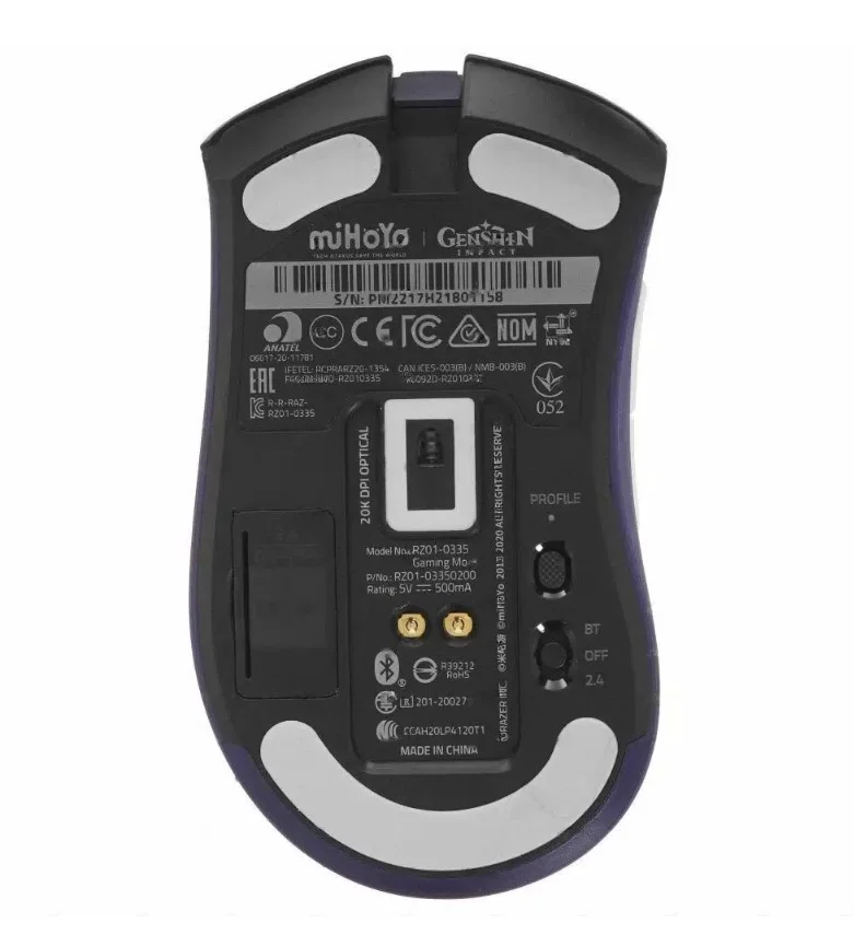 Мышь Razer DeathAdder V2 Pro Genshin Impact Edition RZ01-03350200-R3M1 синий купить,NaN