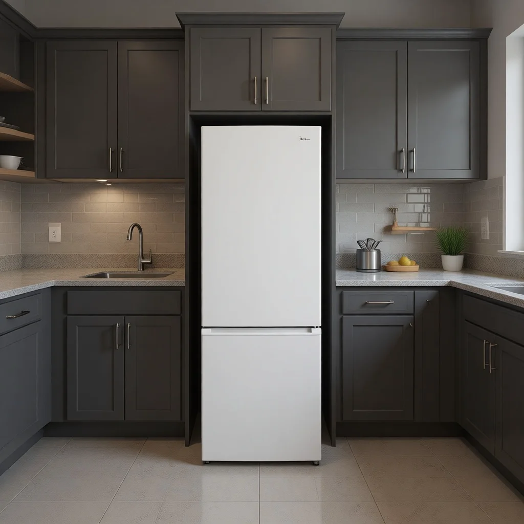 Холодильник Midea MDRB 380FGF01 белый купить,174990