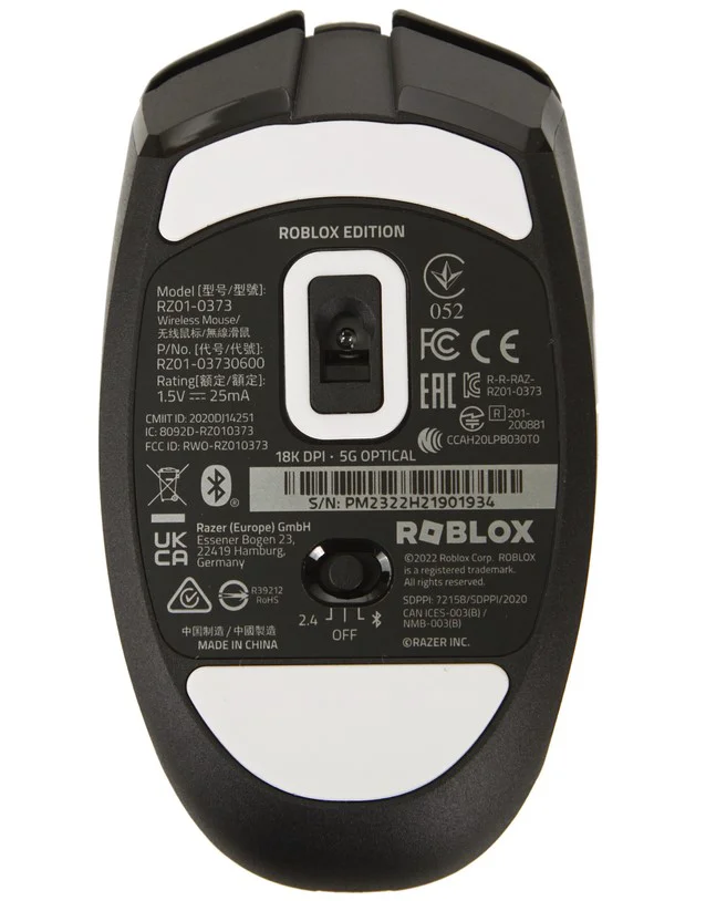 Мышь Razer Orochi V2 Roblox Edition RZ01-03730600-R3M1 черно-серый