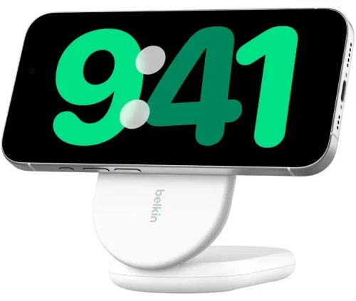 Зарядное устройство Belkin Magnetic Stand WIB007VFWH белое