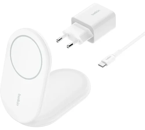 Зарядное устройство Belkin Magnetic Stand WIB007VFWH белое