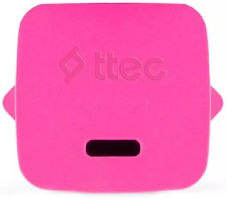 Зарядное устройство TTEC Travel Fast Charger 2SCG20CNP 1.2м розовое