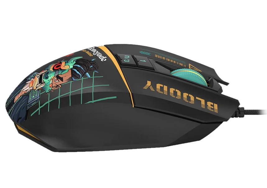 Мышь A4Tech Bloody W63 Max Renegade Black Midnight