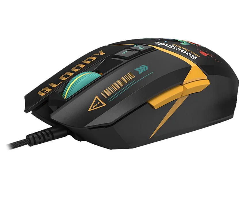 Мышь A4Tech Bloody W63 Max Renegade Black Midnight