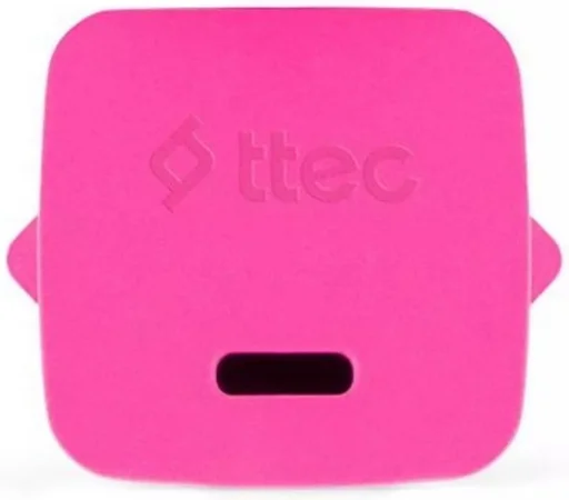 Зарядное устройство TTEC Travel Fast Charger 2SCG20CNP 1.2м розовое
