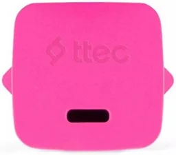 Зарядное устройство TTEC Travel Fast Charger 2SCG20CNP 1.2м розовое