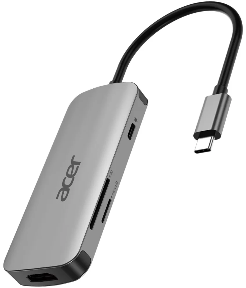 Док-станция Acer 7in1 Type C dongle HP.DSCAB.018 серый