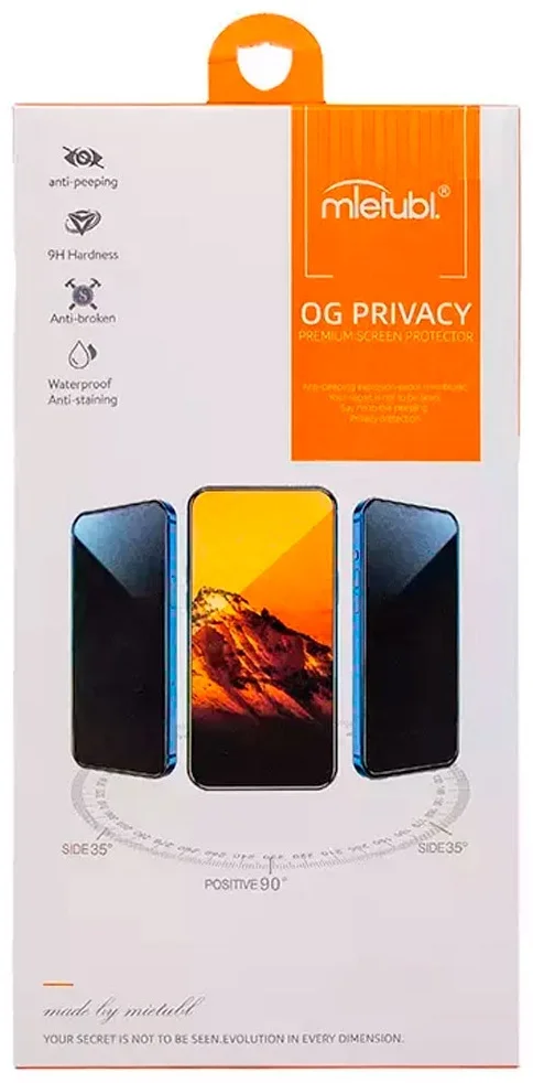 Защитная пленка Mietubl Private глянцевая для Apple iPhone 14 Pro