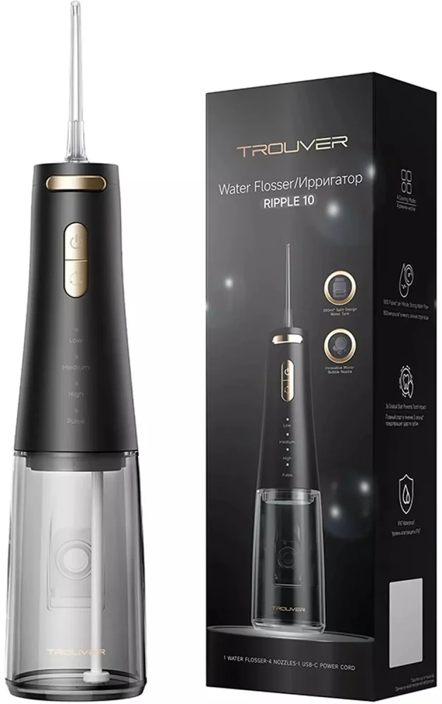 Ирригатор Trouver Ripple 10 черный