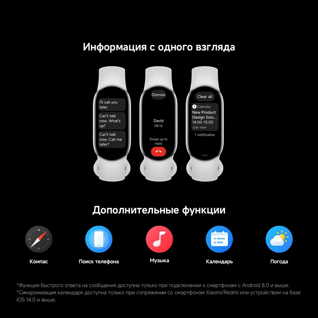 Фитнес-браслет Xiaomi Smart Band 10 черный - ForteMarket Фитнес-браслет Xiaomi Smart Band 10 черный купить,24990