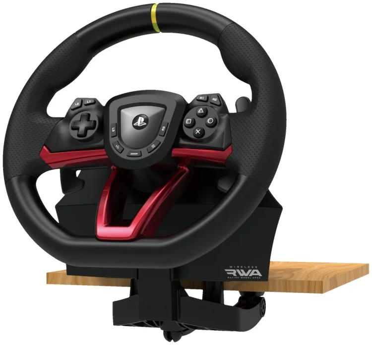 Игровой руль Hori Racing Wheel Apex SPF-022U черно-красный