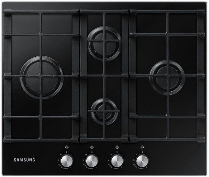Газовая варочная поверхность Samsung NA-64H3010 BK/WT черная 