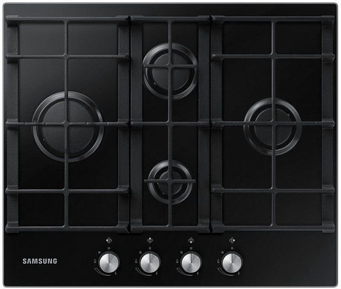 Газовая варочная поверхность Samsung NA-64H3010 BK/WT черная 