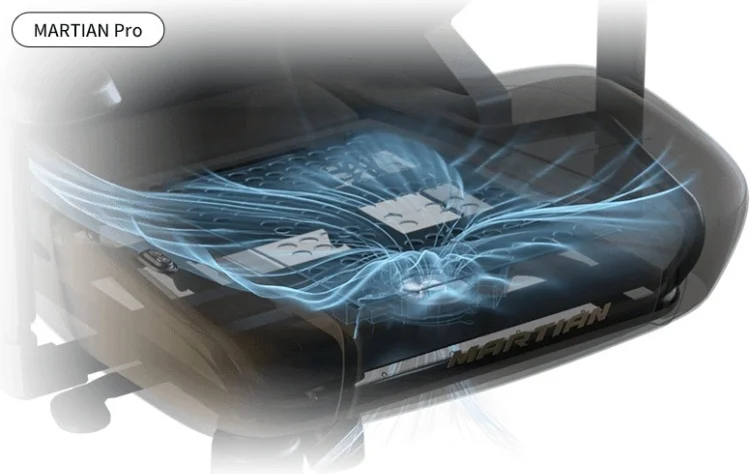 Игровое кресло DX Racer Martian Pro GC/XLMP25LTA/TRIANGLE.N черное купить,404690