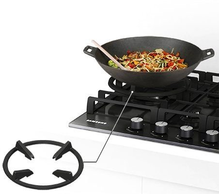 Газовая варочная поверхность Samsung NA-64H3010 BK/WT черная - ForteMarket Газовая варочная поверхность Samsung NA-64H3010 BK/WT черная купить,0