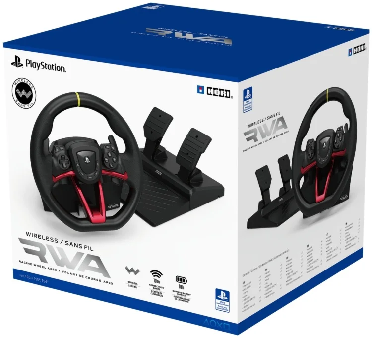 Игровой руль Hori Racing Wheel Apex SPF-022U черно-красный