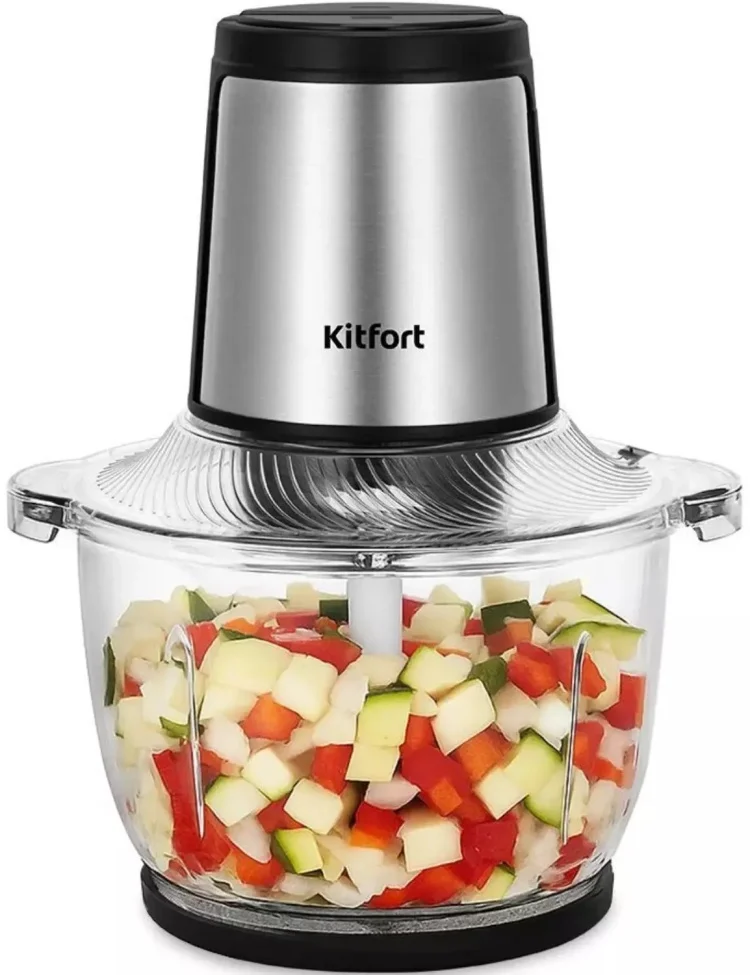 Измельчитель Kitfort KT-3550 черно-серебристый купить,NaN