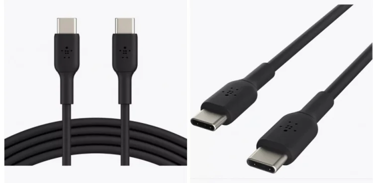 Кабель Belkin USB-C to USB-C CAB003BT1MBK 1м черный купить,5990
