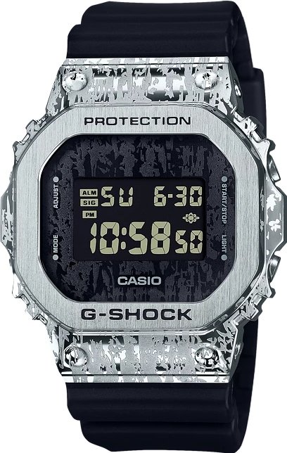 Часы Кварцевые CASIO GM-5600GC-1DR полимер, нержавеющая сталь купить,NaN