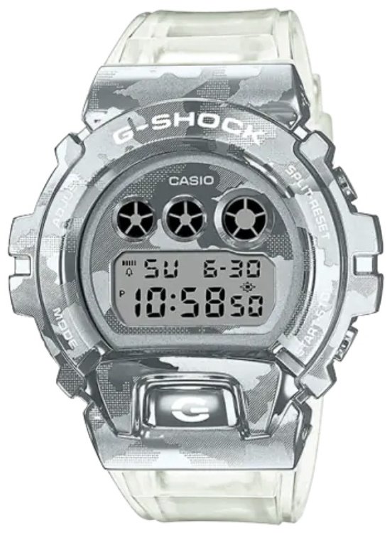 Часы Кварцевые CASIO GM-6900SCM-1DR пластик, нержавеющая сталь купить,NaN