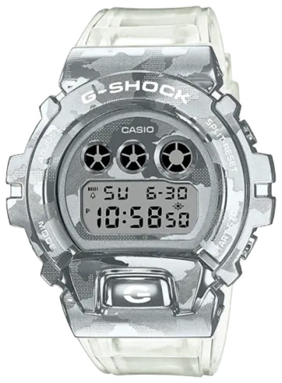 Часы Кварцевые CASIO GM-6900SCM-1DR пластик, нержавеющая сталь купить,NaN