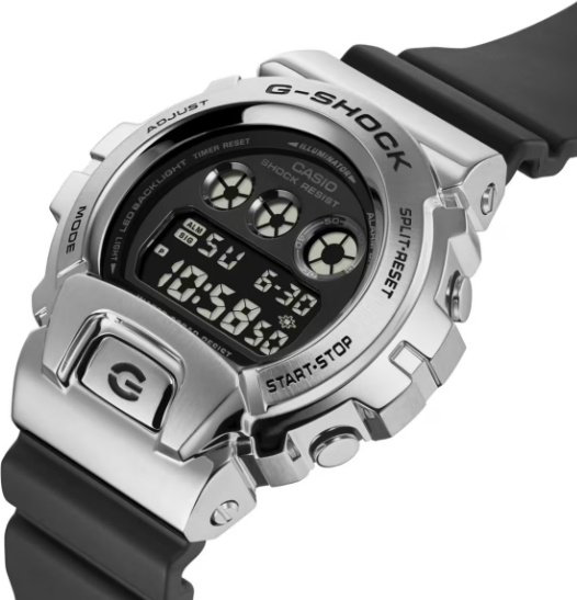 Часы Кварцевые CASIO GM-6900U-1DR нержавеющая сталь, полимер купить,NaN