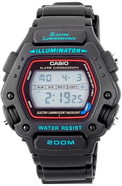 Часы Кварцевые CASIO DW-290-1VS полимер купить,NaN