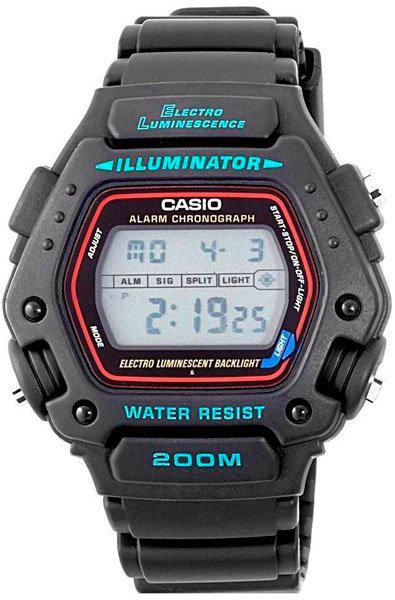 Часы Кварцевые CASIO DW-290-1VS полимер купить,NaN
