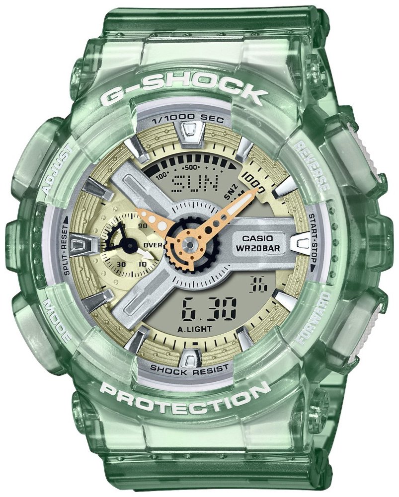 Часы Кварцевые CASIO GMA-S110GS-3AER полимер купить,NaN