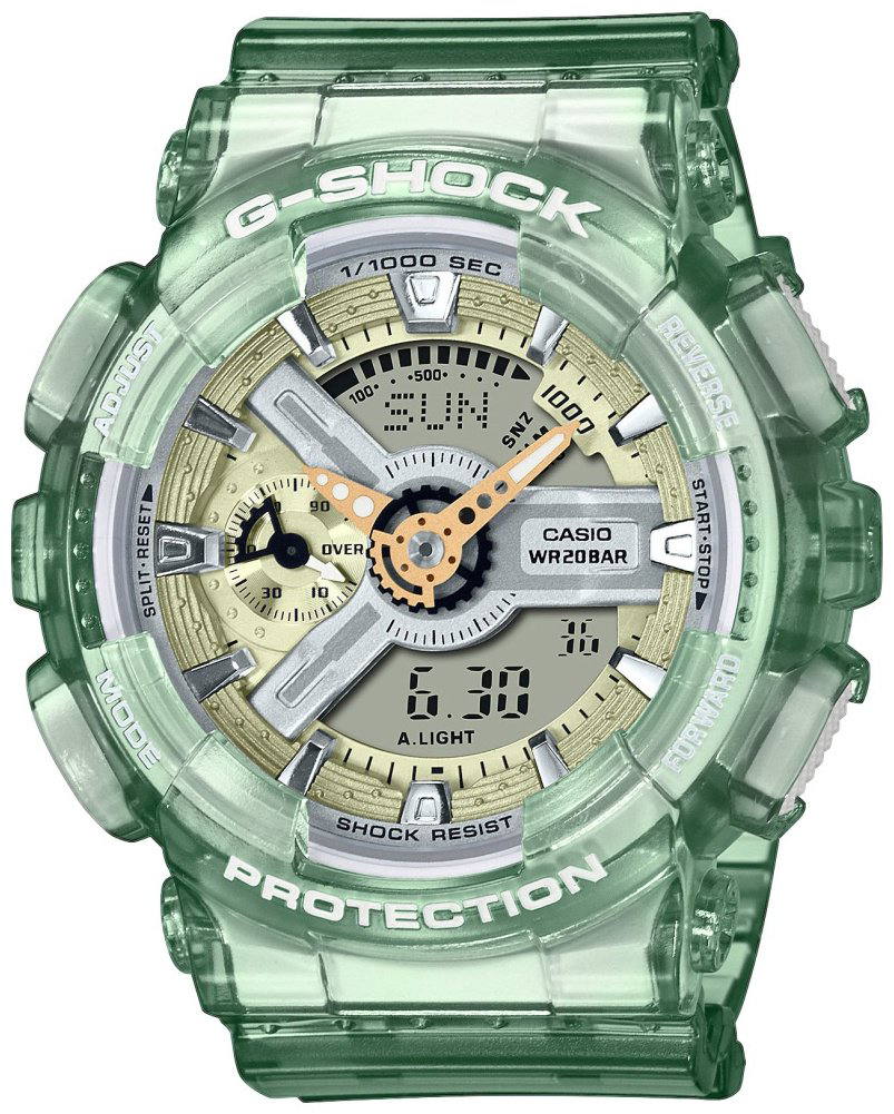 Часы Кварцевые CASIO GMA-S110GS-3AER полимер купить,NaN