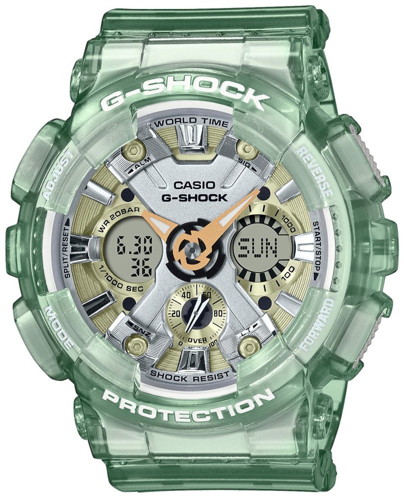 Часы Кварцевые CASIO GMA-S120GS-3AER полимер купить,NaN