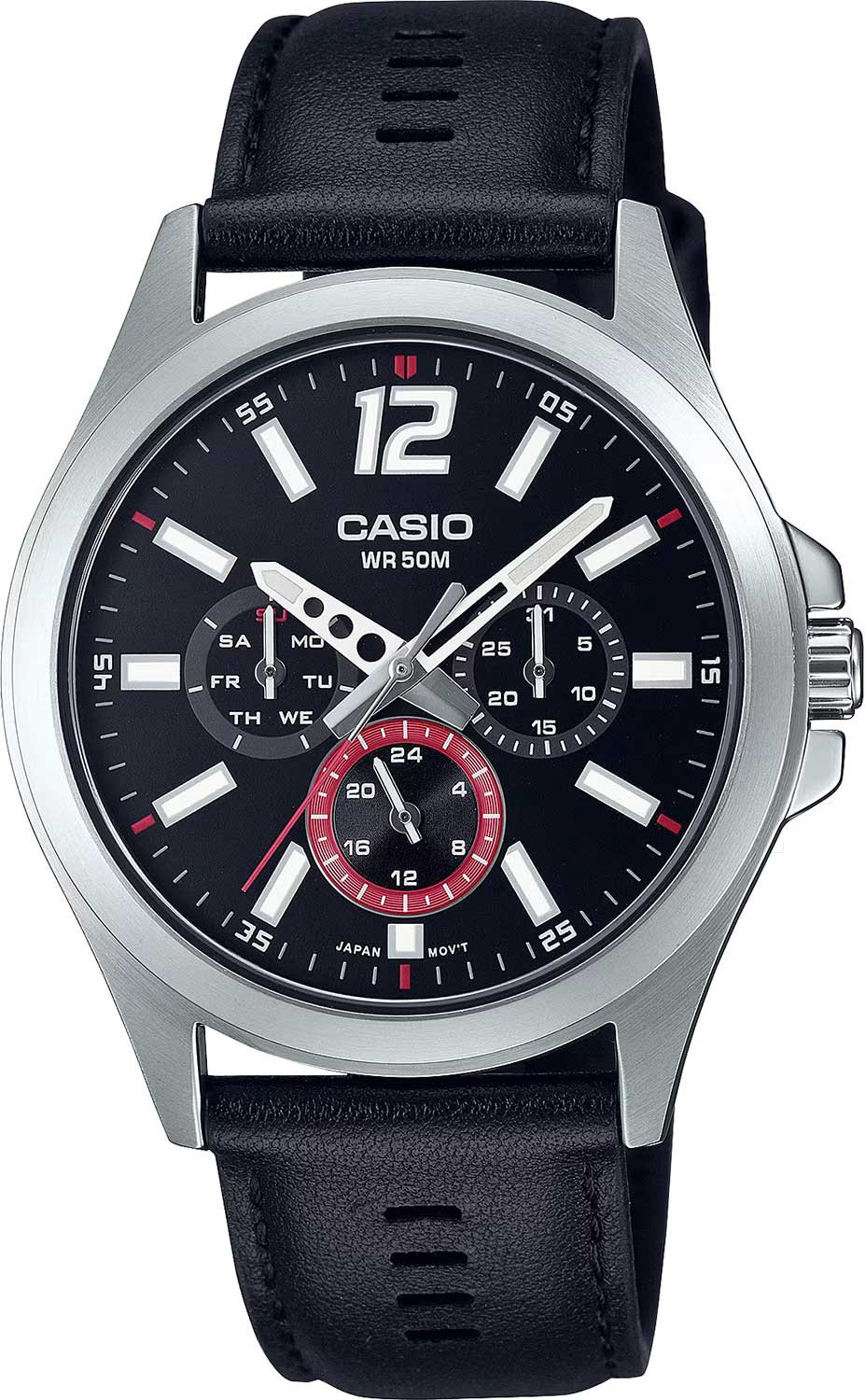 Часы Кварцевые CASIO MTP-E350B-1BVDF сталь купить,NaN
