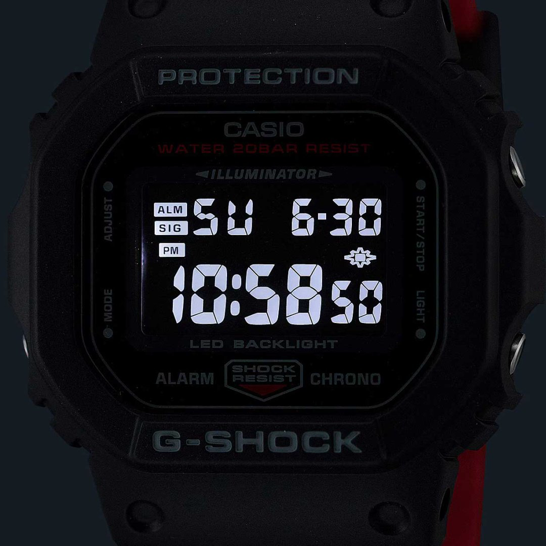 Часы Кварцевые CASIO DW-5600UHR-1DR полимер купить,NaN