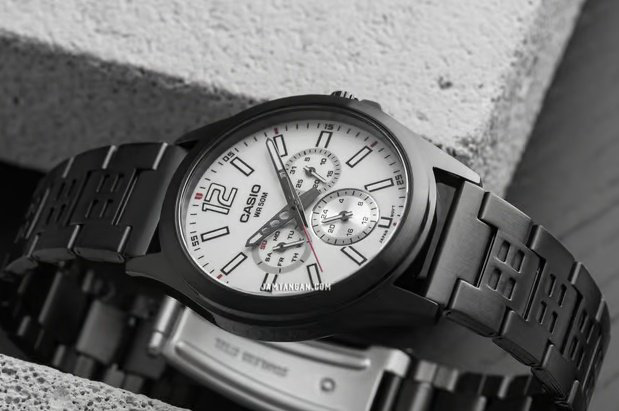 Часы Кварцевые CASIO MTP-E350B-7BVDF сталь купить,NaN