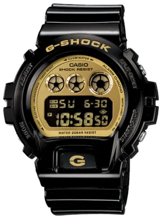 Часы Кварцевые CASIO DW-6900CB-1DS пластик купить,NaN