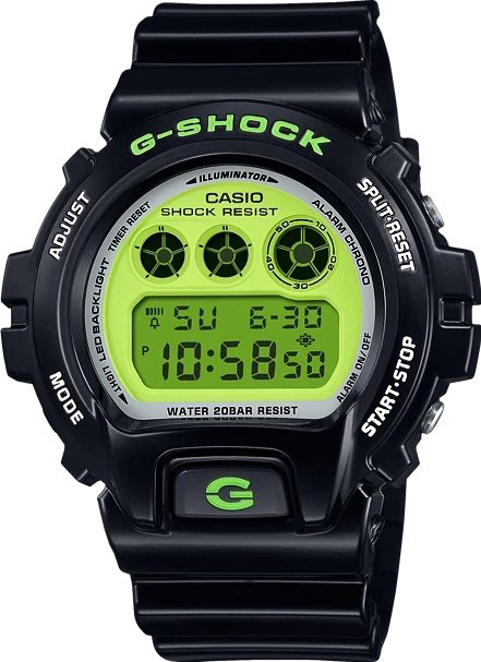 Часы Кварцевые CASIO DW-6900RCS-1DR полимер купить,NaN