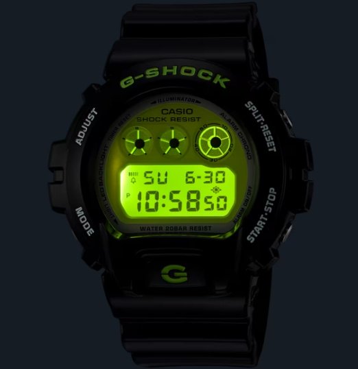 Часы Кварцевые CASIO DW-6900RCS-1DR полимер купить,NaN