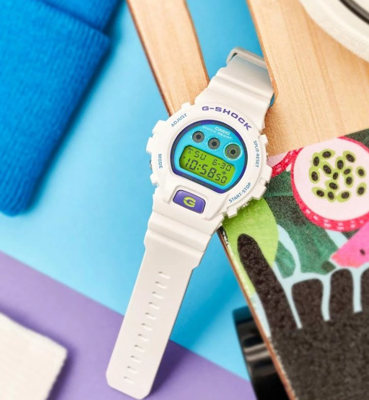 Часы Кварцевые CASIO DW-6900RCS-7DR полимер купить,NaN